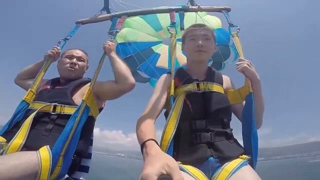 Парашют в Геленджике. Парасейлинг. Полёт с катера. отпусквгеленджике.рф смотреть онлайн