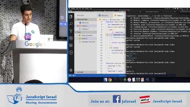 Build your own MobX - Benjamin Gruenbaum (Hebrew) смотреть онлайн