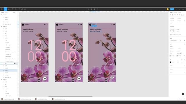 Figma Animation Android 12 Homescreen breakdown using Material You, shown in Google I/O Conference. смотреть онлайн