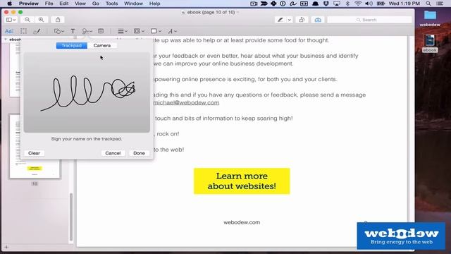 How To Make A Digital Signature With A Macbook