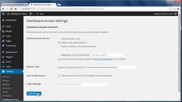 How to Limit Dashboard Access in WordPress смотреть онлайн