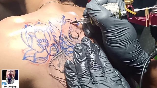 How to cover up tattoo to kio fish blue-kio fish tattoo смотреть онлайн