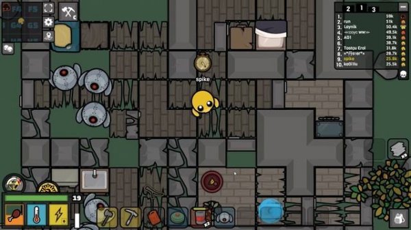 Devast.io - Захват карты работами