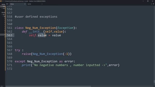 How to create user-defined exceptions in Python смотреть онлайн