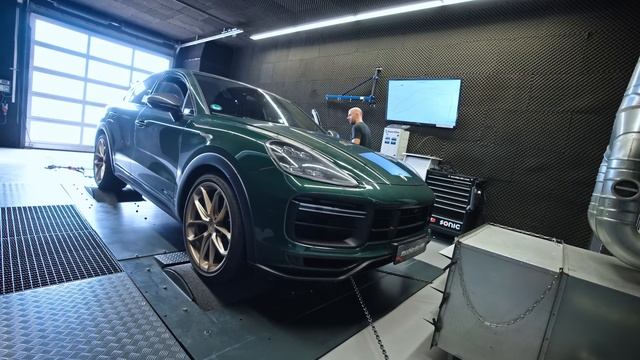 Porsche Cayenne TURBO GT | Stage 1 - Dyno | Mcchip-dkr