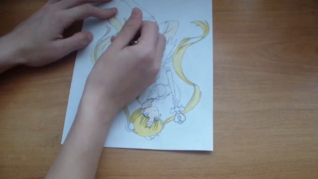 Аниме рисовка: Сейлор Мун\Усаги Цукино смотреть онлайн