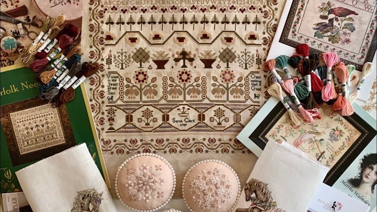 47. Sarah Clark 1789, Christmas Ornaments By Reflets De Soie, Rocking  Horses By Theresa Wentzler.