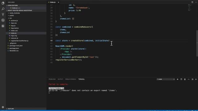 #17 - React Router Redux - Incluindo Reducer na Aplicação смотреть онлайн