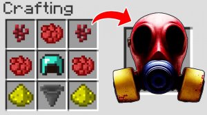 Как скрафтить ПРОТИВОГАЗ POPPY PLAYTIME 3 в майнкрафт ? Секретный крафт GAS MASK MINECRAFT