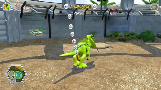 LEGO Jurassic World - Mini Kit Detector Red Brick Unlock Location смотреть онлайн