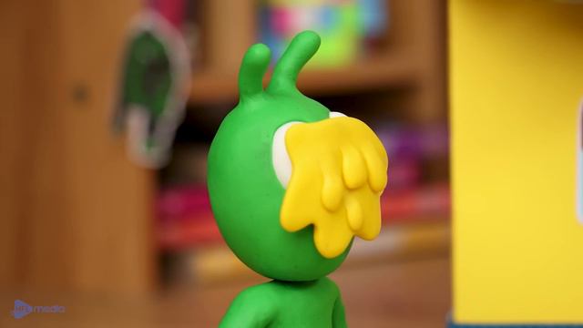 Pea Pea Locked Up A Green Alien | Pea Pea - Cartoon For Kids