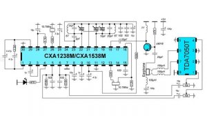 Модуль стерео FM радиоприемника на микросхеме CXA1238M или CXA1538M