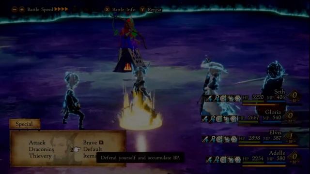 Domenic Boss Battle (Oracle Asterisk) - HARD MODE [Bravely Default II] смотреть онлайн