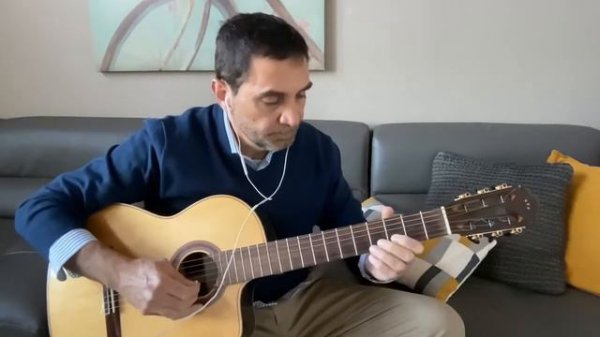 Tombe la neige - SALVATORE ADAMO guitar cover