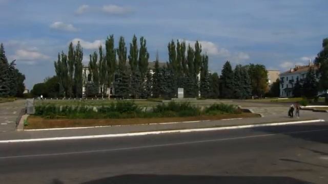 Timelapse | таймлапс: город Изюм, Центральная площадь