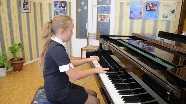 585 Гончарова Валерия, 10 лет, г Курган Ф Лист Юношеский этюд №4 ре минор смотреть онлайн