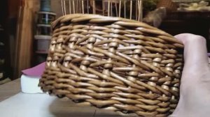 Узор дорожка из обратной и прямой веревочки с накидками.