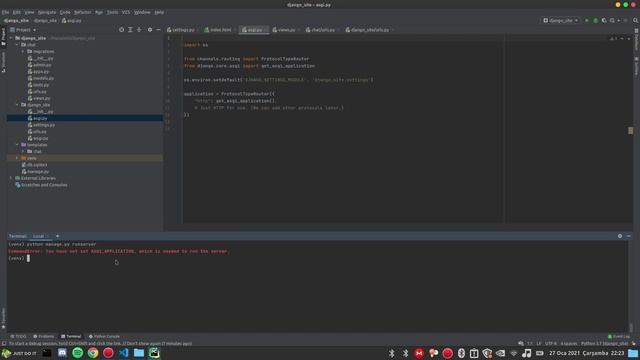 2 - Django Channels ile Chat Uygulaması: Proje Oluşturma ve Basit Chat Uygulaması смотреть онлайн