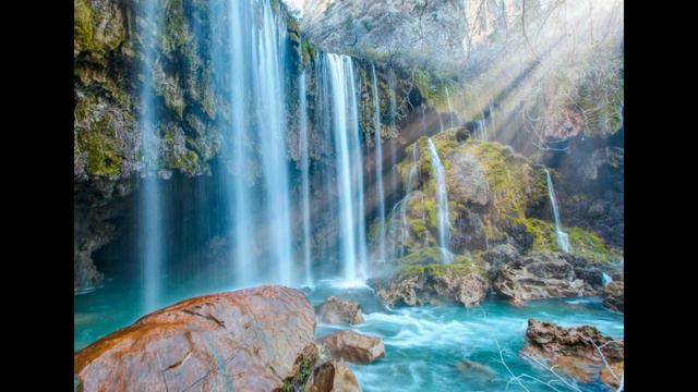 Very pretty waterfall | Waterfall view | View смотреть онлайн