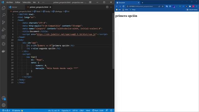 #06 | Renderización Condicional | v-if, v-else, v-else-if, v-show | Curso Vue js en Español смотреть онлайн
