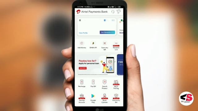 Airtel payment Bank ka QR code Kaise Dekhen|| Airtel Thanks App mein QR code kahan पर है смотреть онлайн