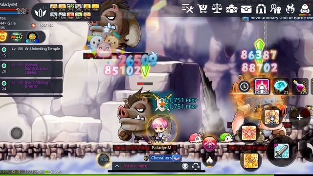 Maplestory M [2021] Paladin unfunded training at SF144. смотреть онлайн