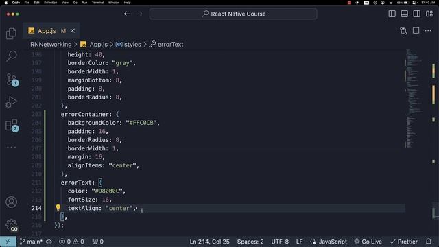 React Native Tutorial - 71 - Error Handling смотреть онлайн