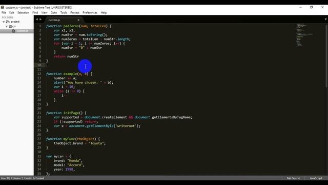 Sublime Text - установка плагина jsFormat. Использование плагина jsFormat смотреть онлайн