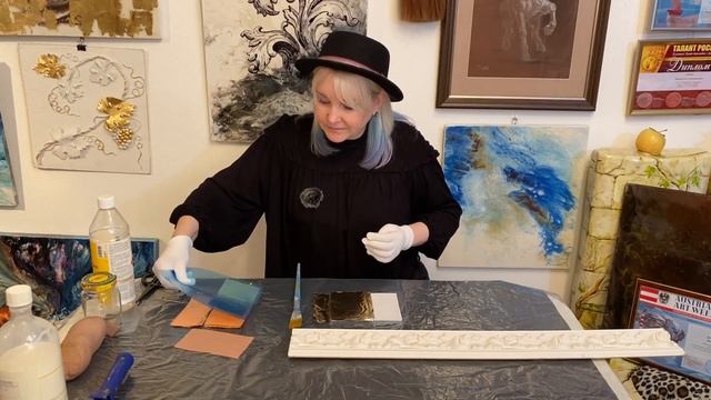 Секреты золочения поталью от мастера. Как легко наносить поталь смотреть онлайн