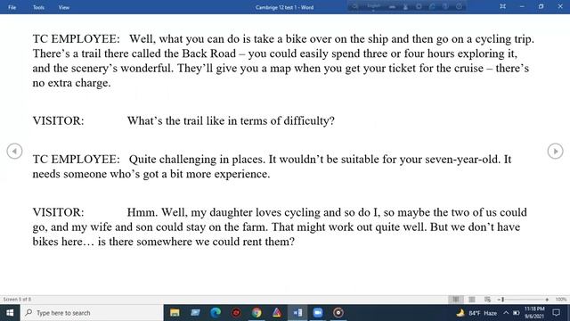 Cambridge 12 listening test 1 transcript । Part 1 смотреть онлайн