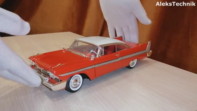 Переделываю Plymouth Fury от MOTORMAX в Christine 1:18