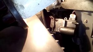 Работа сервопривода заслонки отопителя