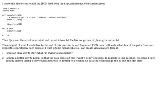 Code Review: Timed requests and parsing JSON in Python смотреть онлайн