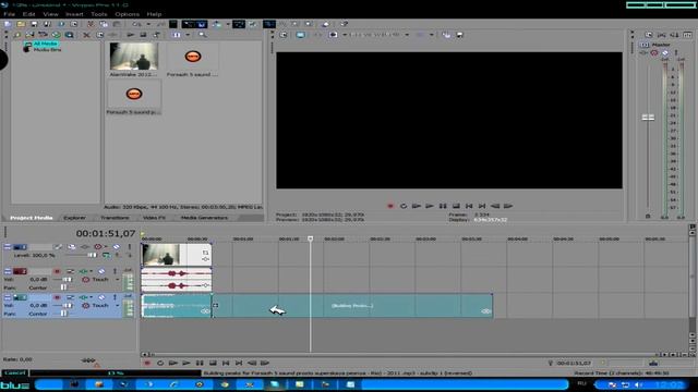 Как убрать черные полоски в Youtube с помощью Sony Vegas смотреть онлайн