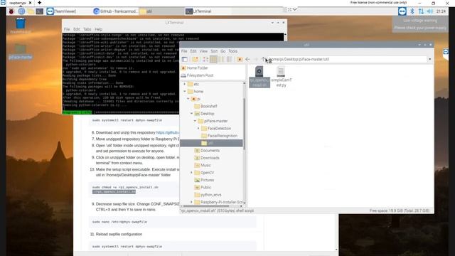 Raspberry PI : 06 : Install Open CV for Facial Recognition смотреть онлайн