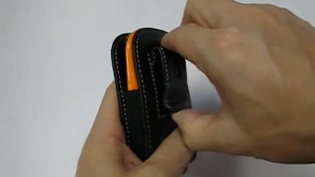 PDair Leather Case for Samsung S3650 Corby - Vertical Pouch Type Belt clip included (Black) смотреть онлайн