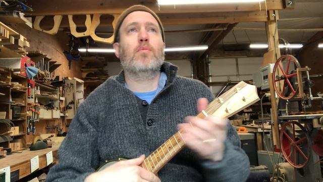 Completed Work Demo #368- Curly Maple and Pistachio Concert Banjo Ukulele смотреть онлайн