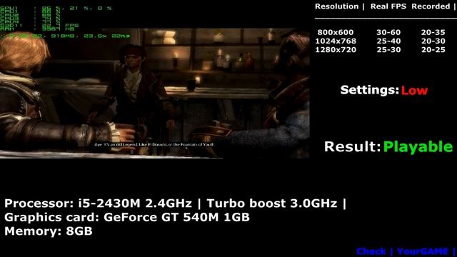 Assassins Creed IV: Black Flag on GeForce GT 540M |✔| смотреть онлайн