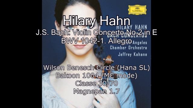 Hilary Hahn - J.S. Bach: Violin Concerto No.2 in E, BWV 1042-1. Allegro (Bakoon) смотреть онлайн
