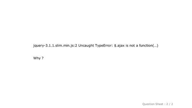 jQuery : jQuery 3 slim ajax basic example смотреть онлайн