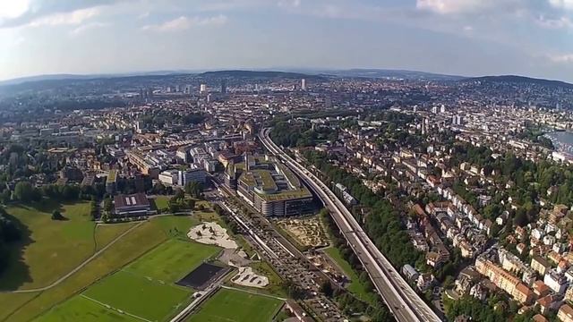 Hubsan X4 H501S Drone flight Zürich, Switzerland FPV Drohne, Quadcopter смотреть онлайн