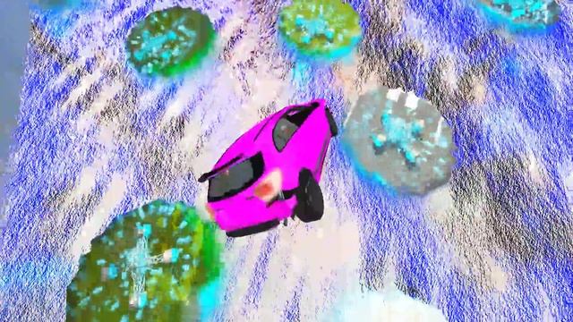 HT Gameplay Crash # 1188 | Transporting Cars with Side Color Ramps - Monster Trucks vs Speed Bumps смотреть онлайн