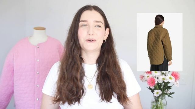 Making a flower quilted jacket | DIY Viki Sews Cheryl Jacket Hack смотреть онлайн