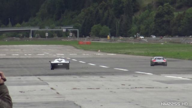 Maserati MC12 with Custom Exhaust Doing CRAZY Launches on the Airstrip!! - AMAZING V12 Sounds! смотреть онлайн
