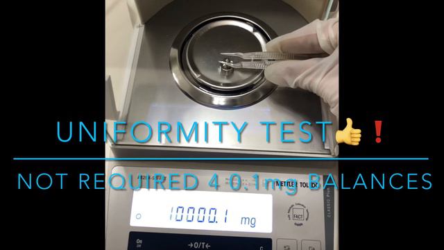 Mettler Toledo AB204S 0.1mg 210g balance, How to calibrate, std wgts & uniformity test. Excellent смотреть онлайн