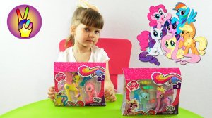 Май Литл Пони игрушки Распаковка My Little Pony Пинки Пай и принцесса Голд Лили.  Victoria Play