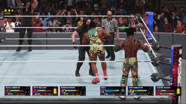 WWE-2K19-The Shields vs The New Day -6 Men Tag Team Match- Survivor Series 2018 смотреть онлайн