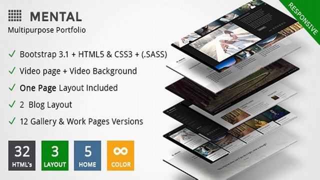 Mental — Photography HTML Template | Themeforest Website Templates and Themes смотреть онлайн