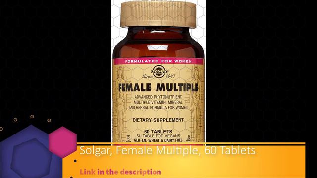 Solgar, Female Multiple, 60 Tablets