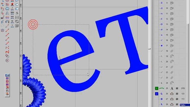 Wilcom EmbroideryStudio E4.2 уроки курсы делаем надпись из текстового шрифта
